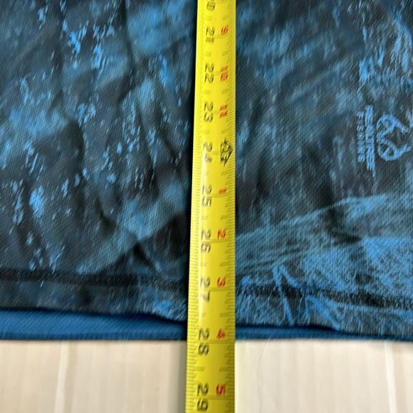 3/$25 Magellan 1/4 Zip Pullover Blue Camo Realtree Fishing Shirt Size L - Picture 11 of 12